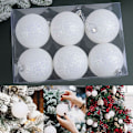 Miniatyrbilde 3 av 10: 6stk julekuler Juletre hengekule 6STK 8CM 6STK 6pcs 8cm