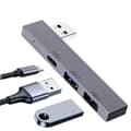 Miniatyrbillede 8 af 10: Usb Hub Type-C splitter USB TIL TYPE-C HUB USB TIL TYPE-C HUB USB to Type-C HUB