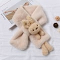 Pikkukuva 6 / 9: Sarjakuva tekoturkishuivi kylmänkestävä kaulus BEIGE Beige