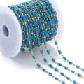 Miniatyrbild 1 av 10: 1Meter Cube Beads Chains Bead Chain BLÅ blue