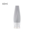 Miniatyrbillede 1 af 10: Rejseflasker Genopfyldelig flaske GRÅ 60ML 60ML grey 60ml-60ml