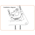 Miniatyrbillede 7 af 10: Mountainbike hydraulisk skivebremsekaliber 2 2 2
