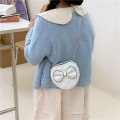 Miniatyrbilde 5 av 10: Jenter Crossbody Bag Kids Heart Håndvesker HVIT white