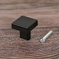 Miniatyrbillede 10 af 10: 3 STK Skabsknopper Skuffeskabsdørknapper SORT Black