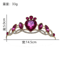 Miniatyrbild 2 av 6: Princess Hair Hoop Crystal födelsedag Hair Hoop RÖD red