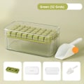 Miniatyrbild 1 av 10: Ice Cube-bricka Ice Cube Maker Mould GRÖN 32 GRIDS 32 GRIDS Green 32 Grids-32 Grids