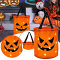 Miniatyrbillede 10 af 10: Halloween slikposer Halloween Goody Bucket 1 1 1