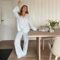 Miniatyrbilde 7 av 10: 2 STK PJ-sett Pyjamasantrekk RØD L L Red L-L