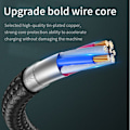 Miniatyrbilde 6 av 9: Type C Kabel Dataledning RØD 2M Red 2M