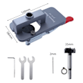 Miniatyrbillede 2 af 9: Hulboring Guide Locator Hængsel Boring Jig Hulåbner