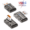 Miniatyrbild 7 av 8: Typ-C 3.1 till USB adapter USB-C-omvandlare 1 1 1