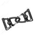 Miniatyrbilde 3 av 10: Triangle Carabiner Spring Quickdraws Clip 1 1 1