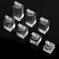 Miniatyrbillede 6 af 10: Smykker Udstillingsstativ Ringstativ SORT RUND RUND Black Round-Round
