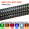 Miniatyrbilde 3 av 7: 1000 stk SMD LED lysdiode HVIT 1000 STK-0603 white 1000pcs-0603-1000pcs-0603