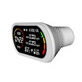 Miniatyrbillede 5 af 10: Luftkvalitetsdetektor Luftkvalitetsmonitor TVOC HCHO CO2-måler