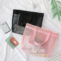 Miniatyrbilde 8 av 8: Beach Mesh Bag Toalettveske SORT black