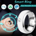 Miniatyrbilde 4 av 9: NFC Smart Ring Finger Digital Ring WHITE 11 11 WHITE 11-11