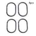 Miniatyrbillede 1 af 10: 2/4stk Fjederspænder U-formet Ring 4STK 4STK 4pcs