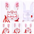 Miniatyrbillede 8 af 10: Rabbit Ears Mask Anime Mask TYPE B TYPE B Type B