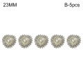 Miniatyrbilde 1 av 10: 5 stk Hjerteformede knapper Skjorteknapper 23MMB-5STK B-5STK 23MMB-5pcs