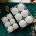 Miniatyrbilde 4 av 10: 6stk julekuler Juletre hengekule 6STK 8CM 6STK 6pcs 8cm
