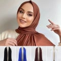 Miniatyrbild 7 av 10: Muslimsk huvudduk Sjal KAFFE Coffee