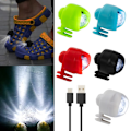 Miniatyrbillede 4 af 10: 1PC Forlygter til Croc Shoes Charms C C