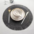 Miniatyrbillede 1 af 9: Dækkeserviet Dækkeserviet SORT black