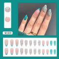 Miniatyrbilde 9 av 10: Falske Nails Fake Nials W1038 W1038 W1038