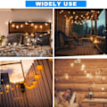 Miniatyrbillede 4 af 8: 30 stk Udendørs String Lights Kroge Udendørs Lys Clips Kabel 30Pcs