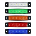 Pikkukuva 4 / 10: 4kpl LED-sivumerkin merkkivalo Varoitustakavalo PUNAINEN 12V Red 12V-12V
