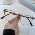 Miniatyrbillede 5 af 10: Anti-Blå Lys Briller Firkantede Briller VIN RØD Wine red