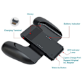 Miniatyrbild 7 av 9: för Nintendo Switch Joy-Con Grip Handle Laddningsdocka svart