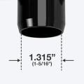 Miniatyrbild 2 av 6: 4st 4-vägs Tee Pipe Adapter Fyrdimensionell Tee