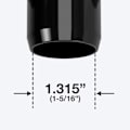 Miniatyrbilde 2 av 6: 4 stk 4-veis Tee Pipe Adapter Firedimensjonal Tee