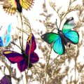 Miniatyrbilde 3 av 6: Butterfly Thumb Tacks Butterfly Push Pins Push Pins