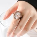 Miniatyrbillede 9 af 9: Digitalt Parur Ring Ring Ur GULD Gold