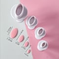 Miniatyrbillede 1 af 10: 9/12 stk. Polymer lerskærere Keramisk skæreform OVAL-12 STK Oval-12pcs