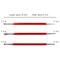 Miniatyrbillede 2 af 10: Carving Indentation Pen Clay Crimping Pen Læder Gravering Pen