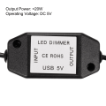 Miniatyrbilde 9 av 9: LED Rotasjonsdimmerskive LED Strip Dimmer Bryter Knott Bryter Dimmer