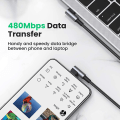 Miniatyrbillede 2 af 9: Hurtigopladningskabel USB C til USB Type C 1M 1m