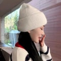 Miniatyrbillede 10 af 10: Kvinder Vinterhatte Bløde Beanies Cap MOCHA MOCHA