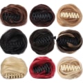 Miniatyrbild 5 av 10: Piece Updo Messy Bun 02 02