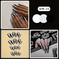 Pikkukuva 4 / 10: Halloween tekokynnet Pumpkin Nails WM-10 WM-10 WM-10