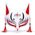 Miniatyrbild 1 av 10: Foxes Mask Masquerade Mask TYP C TYP C Type C