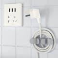 Sladdrulle Organizer Spoleupprullare GRÅ Grey