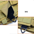 Miniatyrbillede 7 af 9: Vest Rygsæk Patch Handske Spænde Molle Strips Adapter