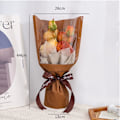 Miniatyrbillede 1 af 10: 20/30 STK Rose Packing Sleeve Bag Buket Pakkepose KAFFE Coffee Multiple-Multiple