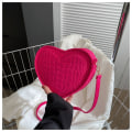 Miniatyrbillede 10 af 10: Filt Taske Underarm Taske ROSE RED rose red