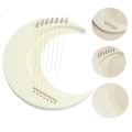 Miniatyrbillede 1 af 7: 7 Strings Instrument Musical Lyre Grækenland Lyre Harpe